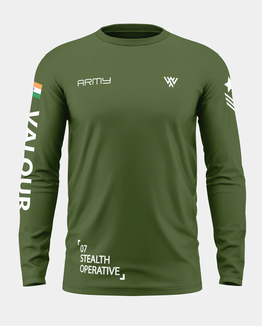 07 Stealth Operative Soft Cotton Full Sleeve T-shirt - Image 3