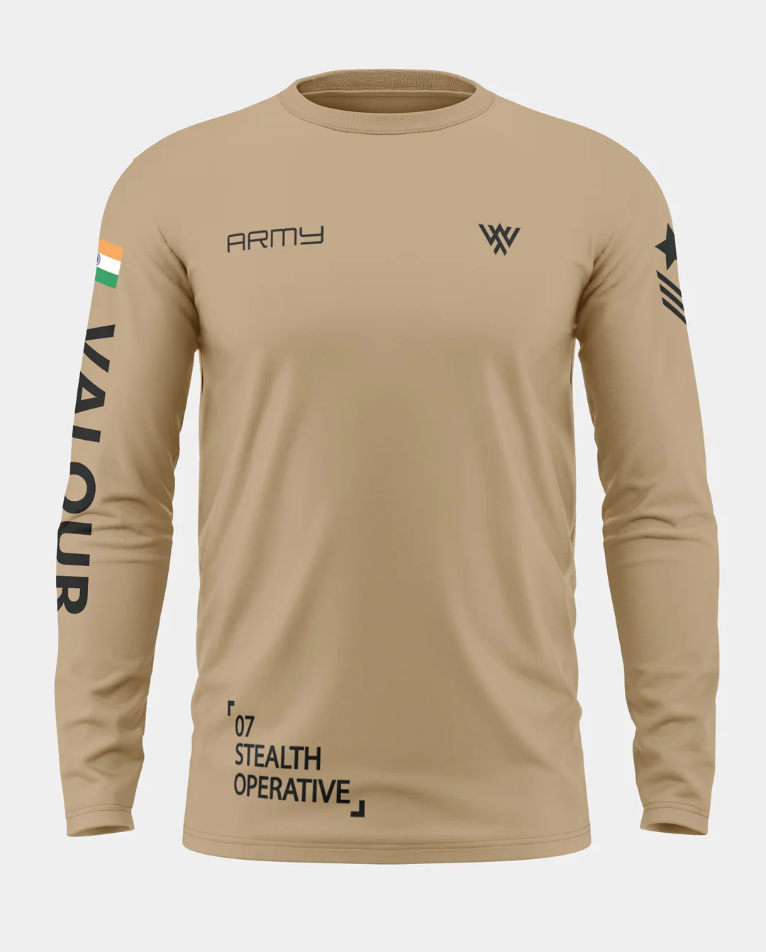 07 Stealth Operative Soft Cotton Full Sleeve T-shirt - Image 5