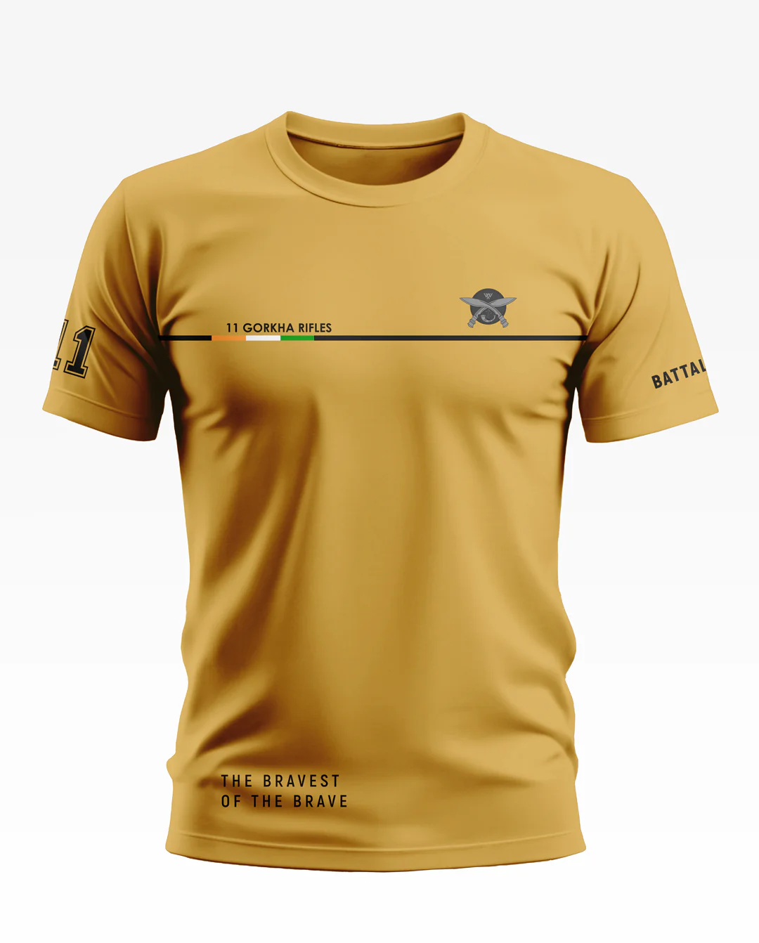 11th Gorkha Riflis Soft Cotton T-shirt - Image 5