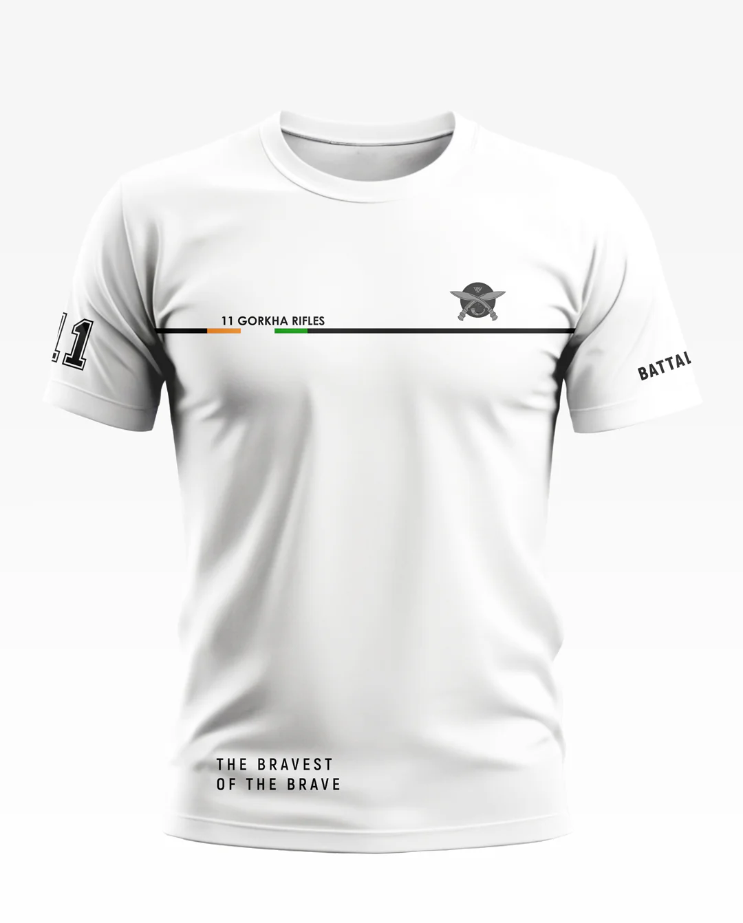 11th Gorkha Riflis Soft Cotton T-shirt - Image 7