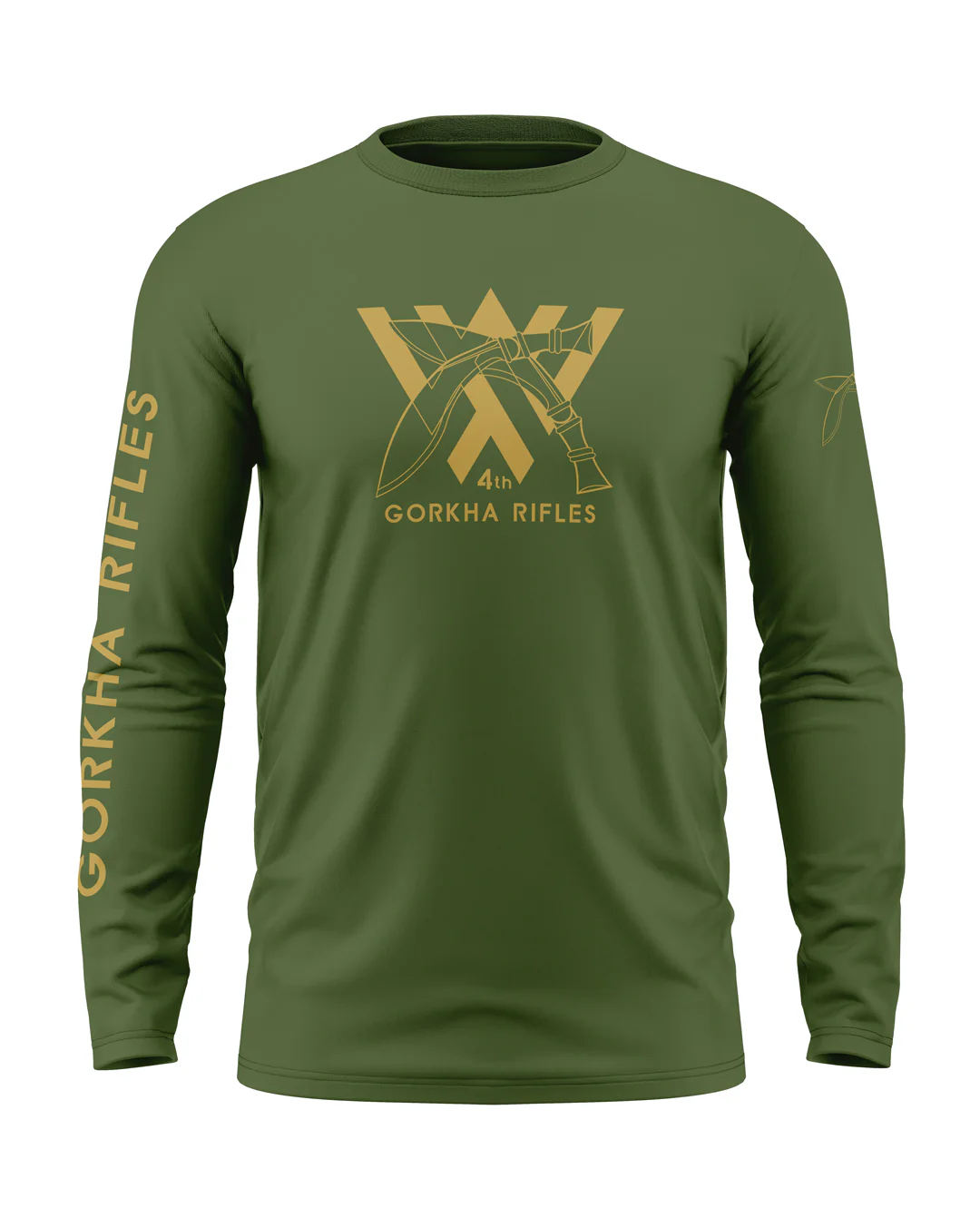 4th Gorkha Rifles Cotton Full Sleeve T-shirt - Image 4