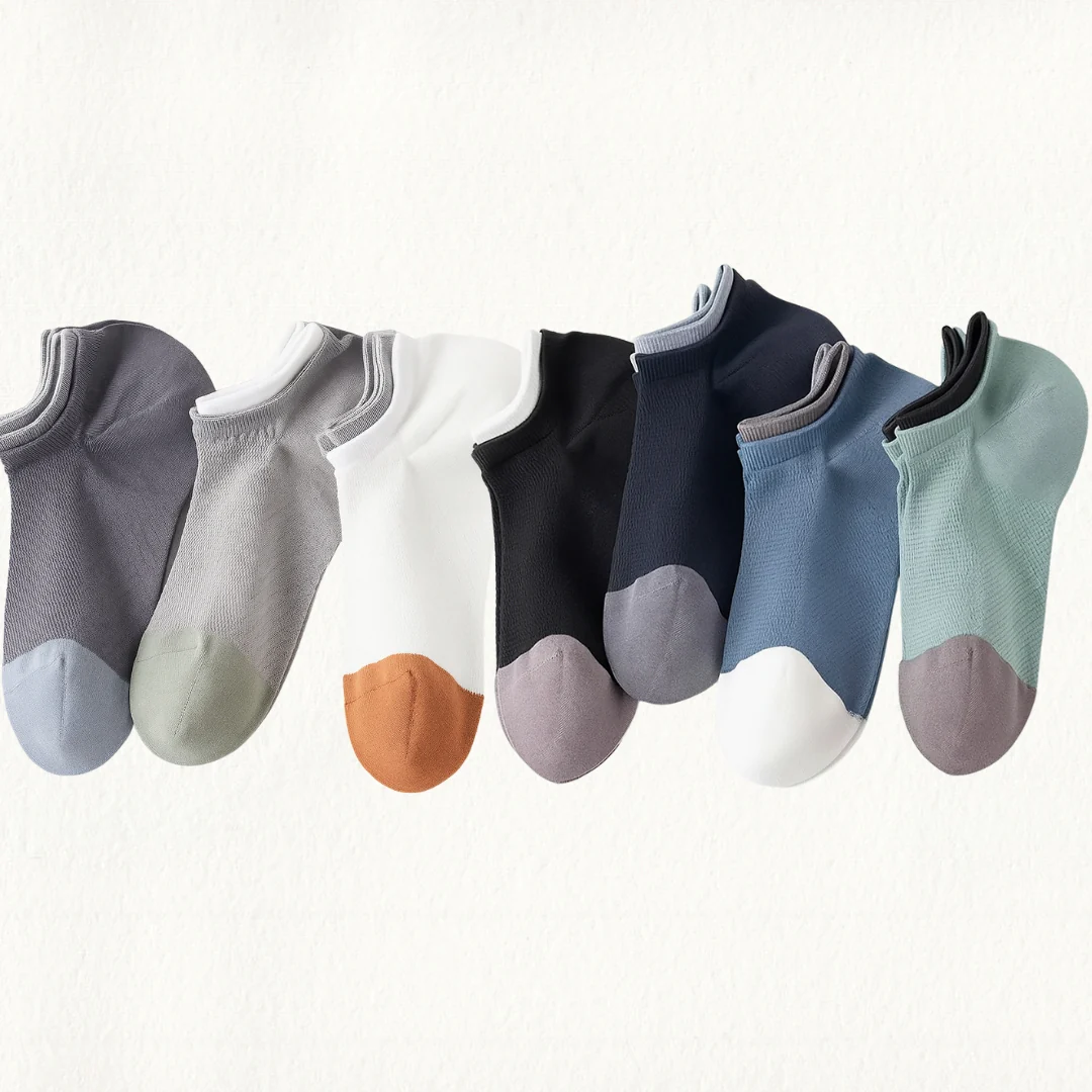 7-Pair Ankle Length And Breathable Socks Combo - Image 3