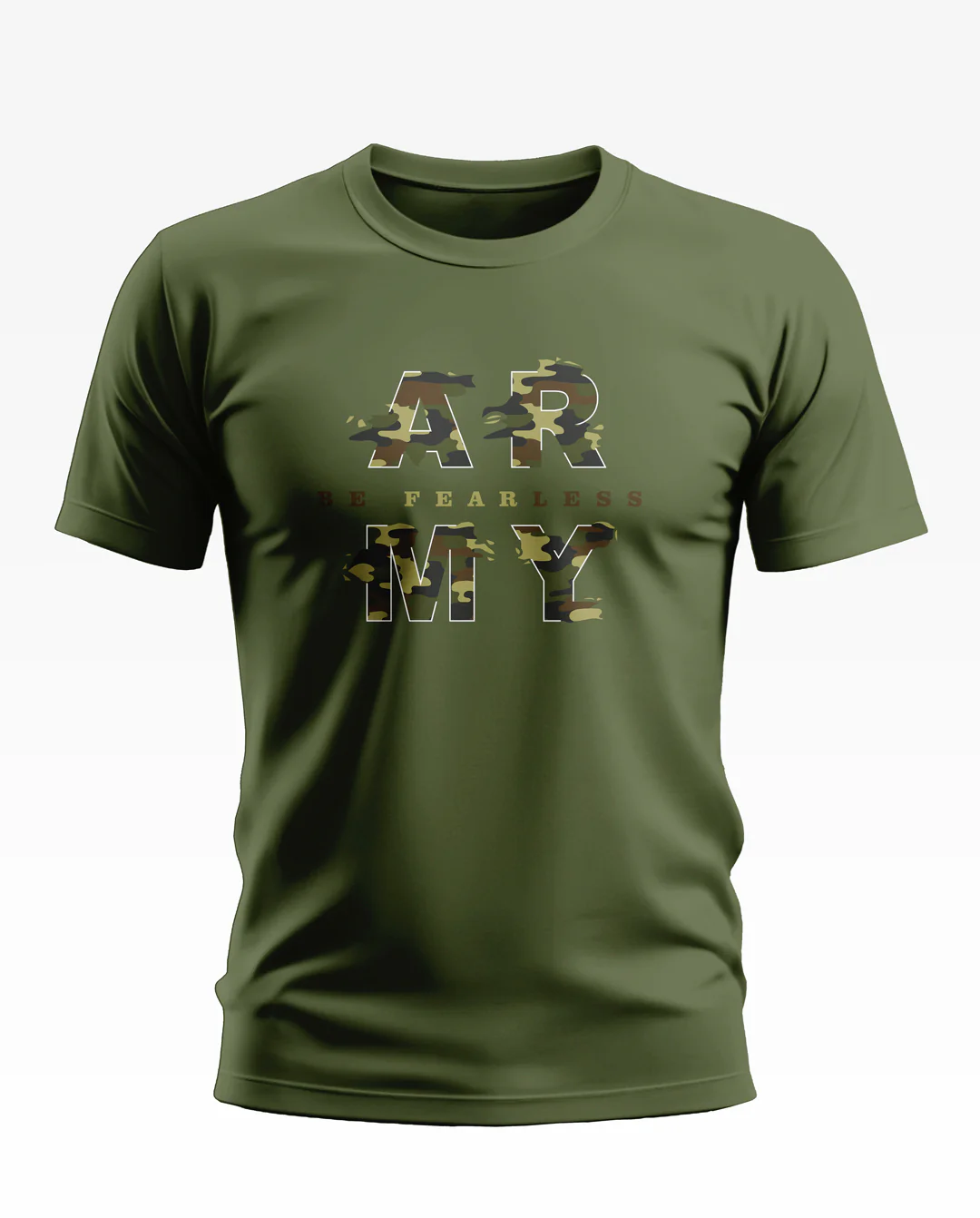 Army Be Fearless Soft Cotton T-shirt - Image 2