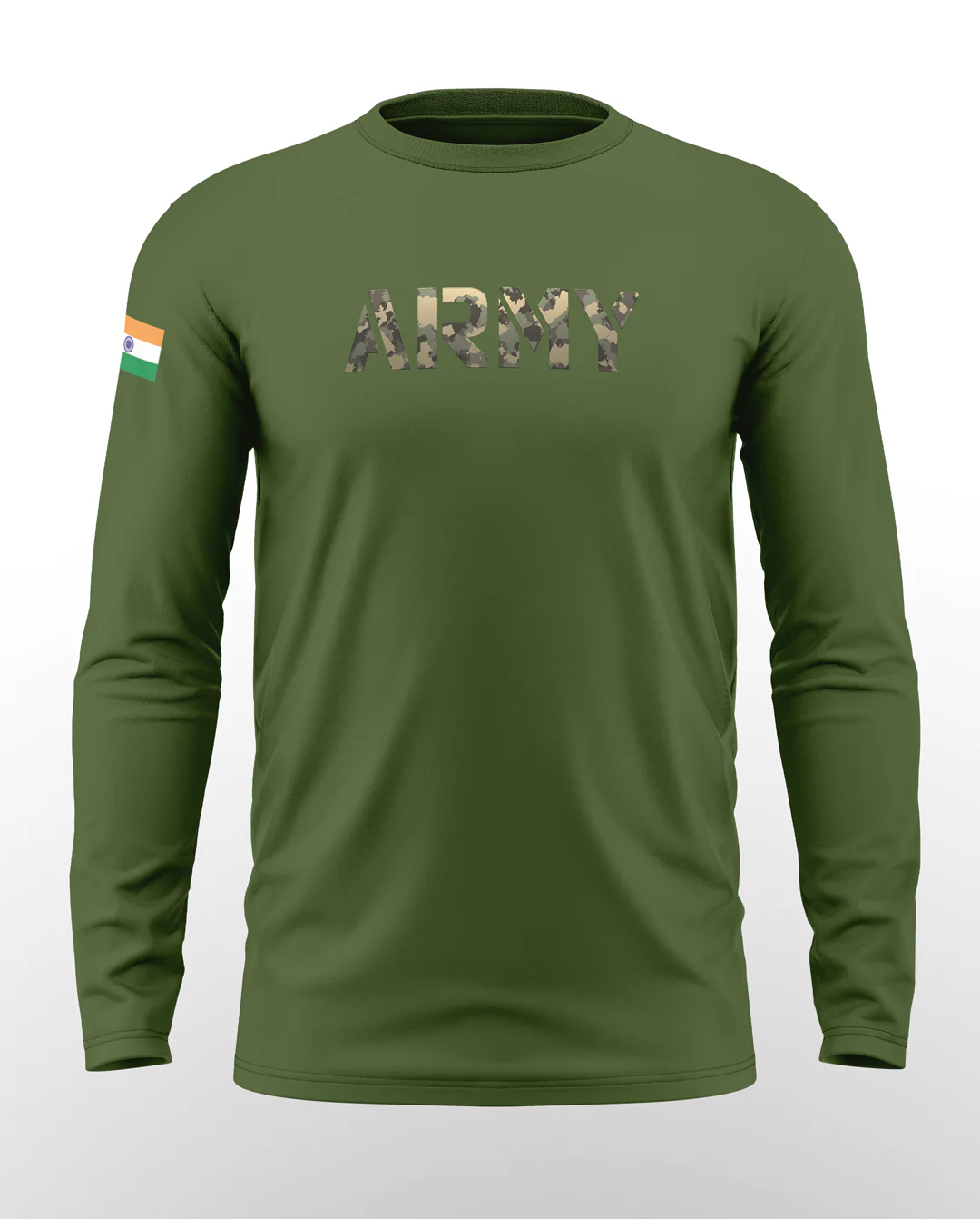 Army Cotton Full Sleeve T-shirt - Image 3