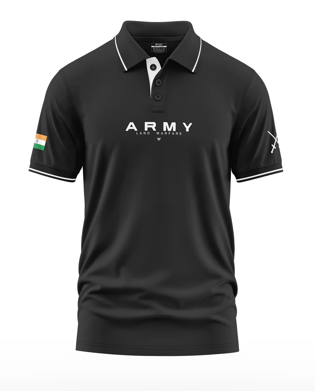 Army Land Warfare Polo Collar T-Shirt - Image 2