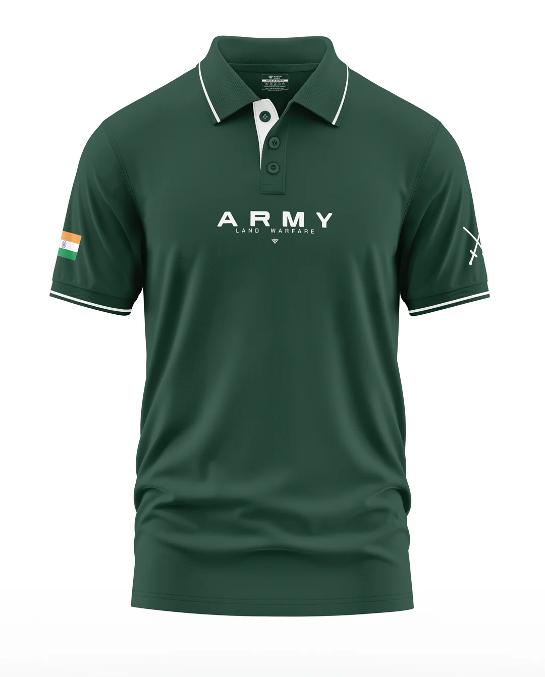 Army Land Warfare Polo Collar T-Shirt - Image 3