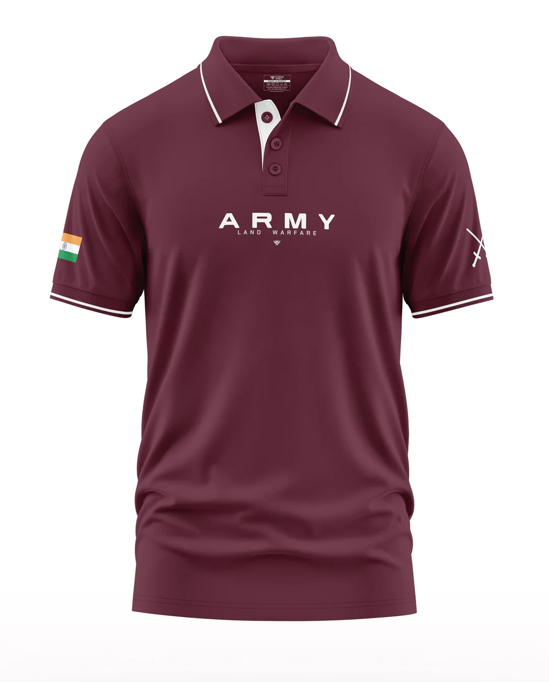 Army Land Warfare Polo Collar T-Shirt - Image 5