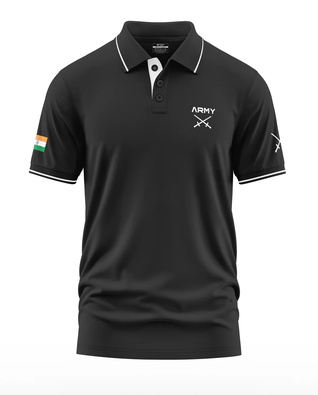 Army Polo Collar T-Shirt - Image 2