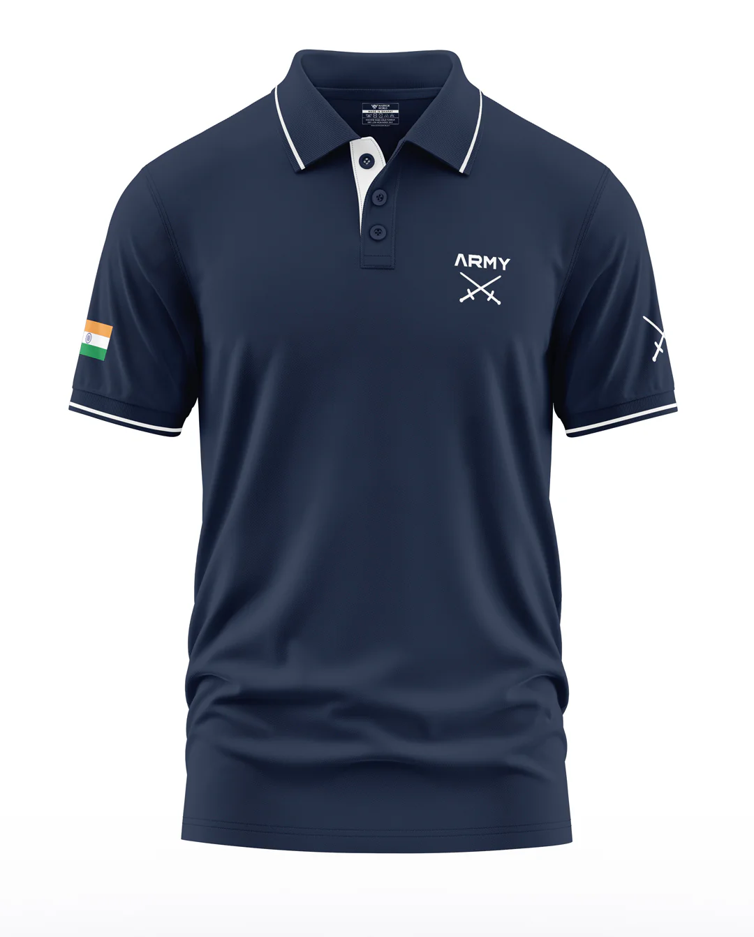 Army Polo Collar T-Shirt - Image 3