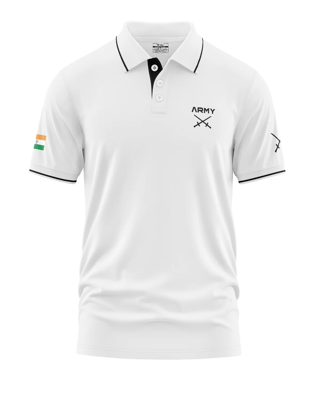 Army Polo Collar T-Shirt - Image 4