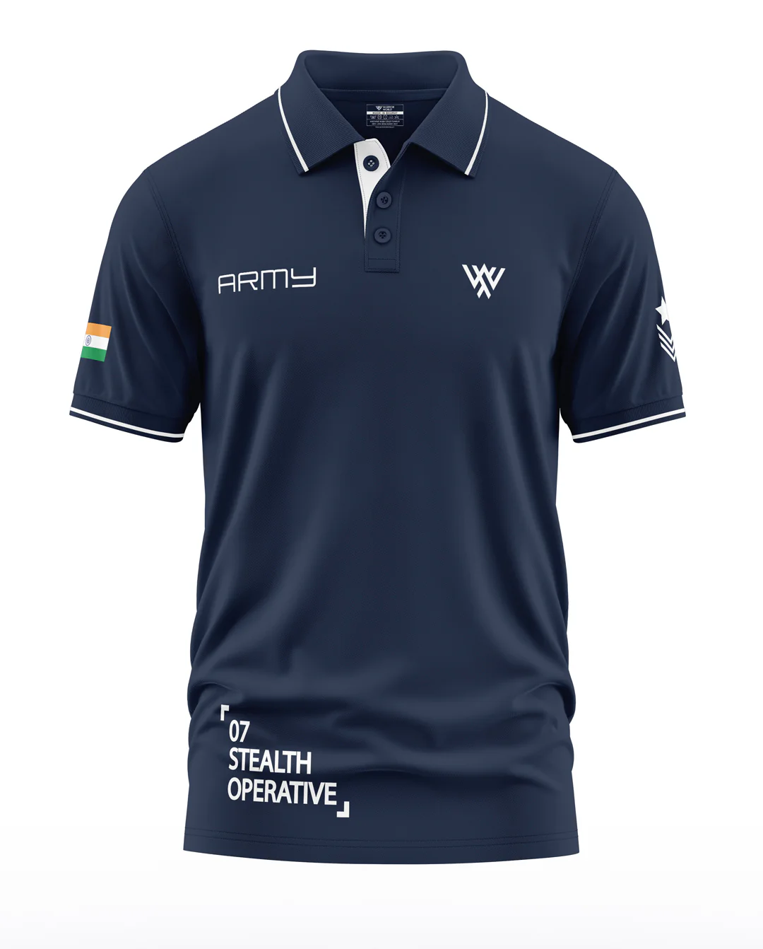 Army Stealth Operative Polo Collar T-Shirt - Image 2