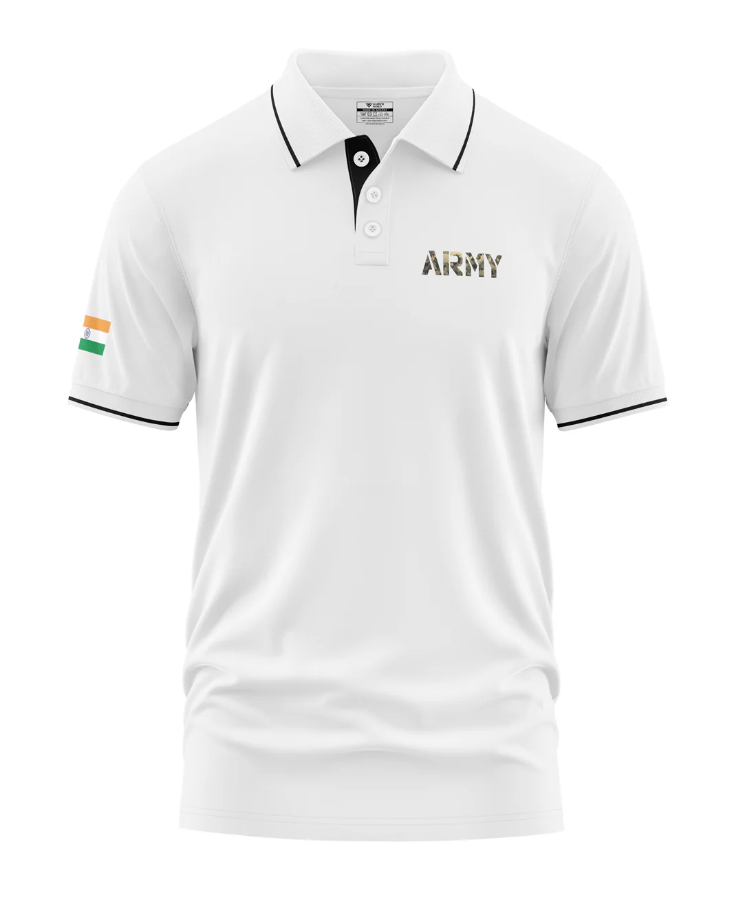 Army Style Designer Polo Collar T-Shirt - Image 4