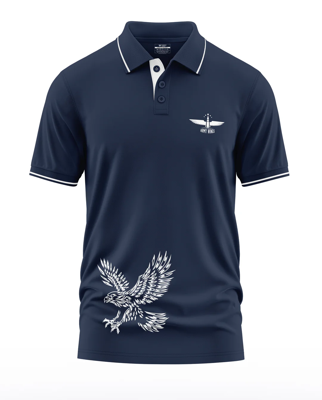 Army Wings Polo Collar T-Shirt - Image 2