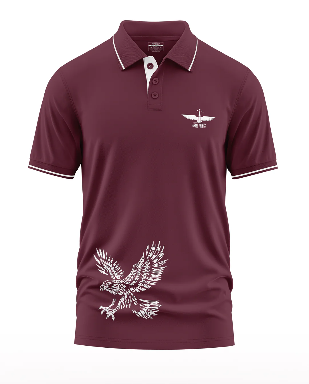 Army Wings Polo Collar T-Shirt - Image 5