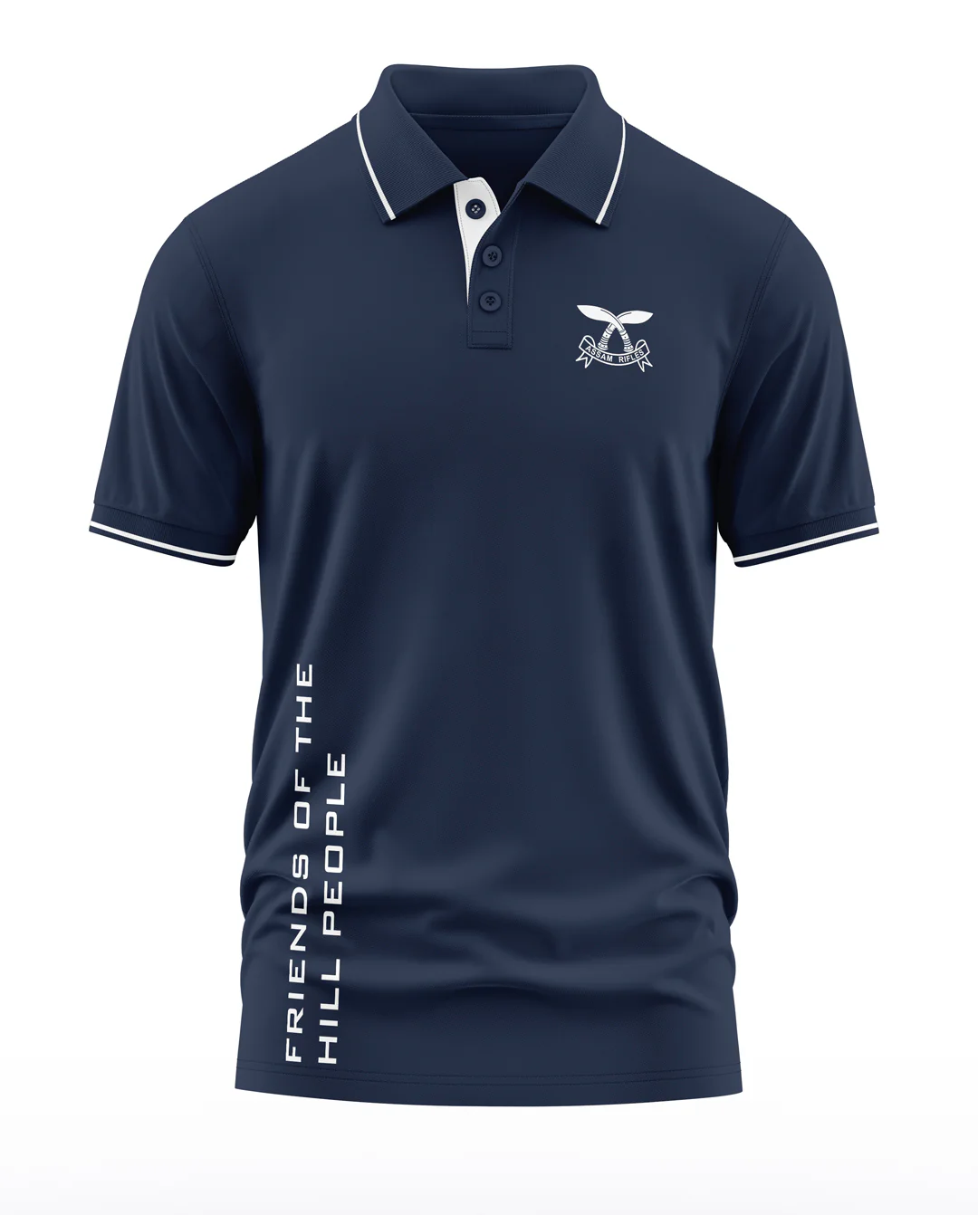 Assam Rifles Polo Collar T-Shirt - Image 4
