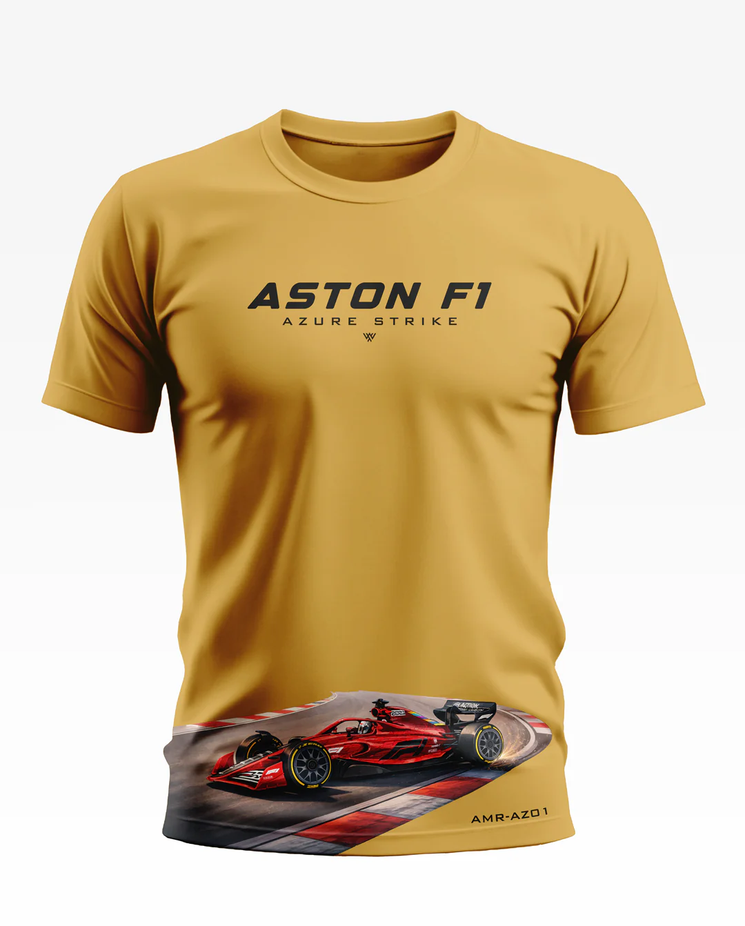 Aston F1 Azure Strike Soft Cotton T-shirt - Image 5