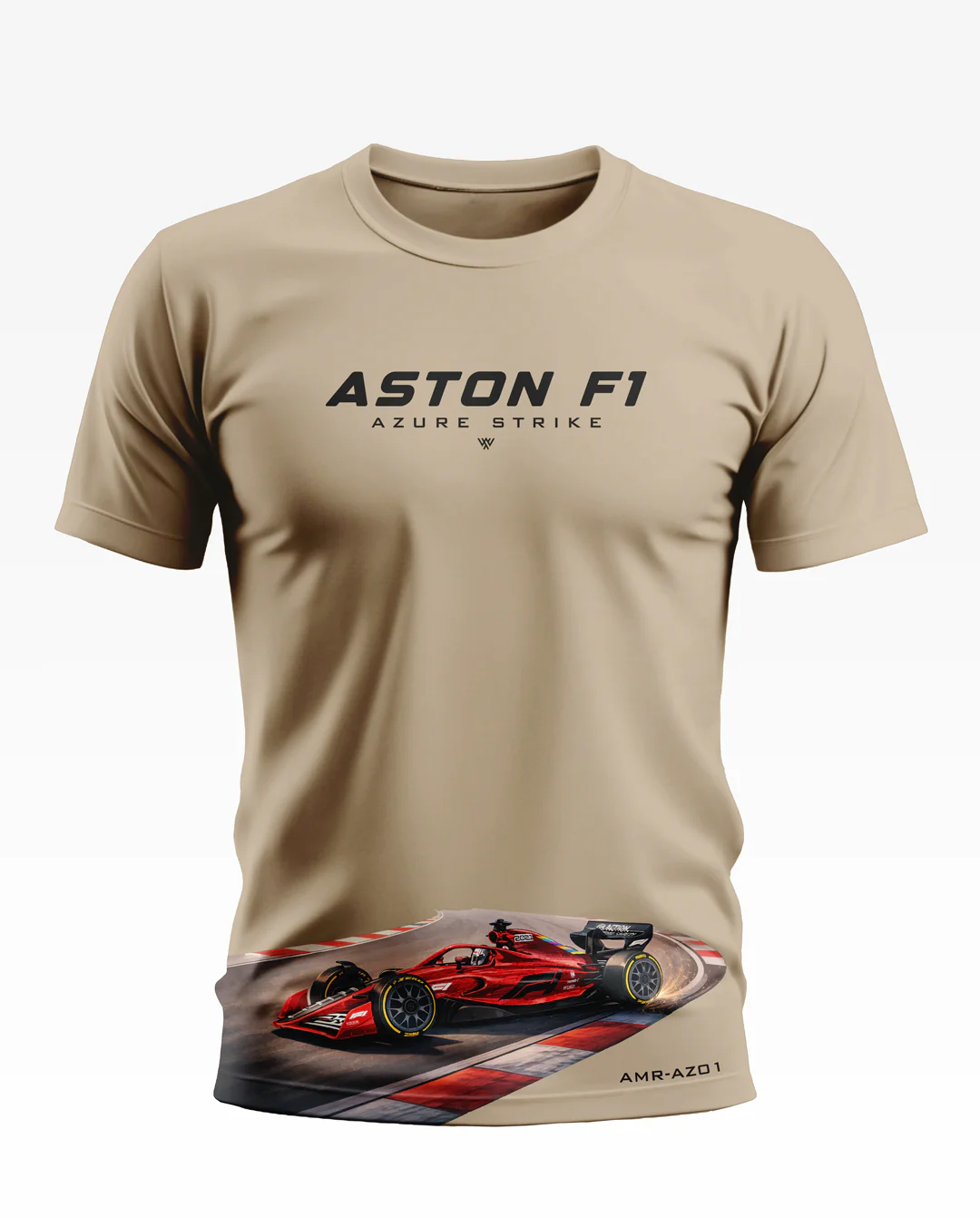 Aston F1 Azure Strike Soft Cotton T-shirt - Image 6