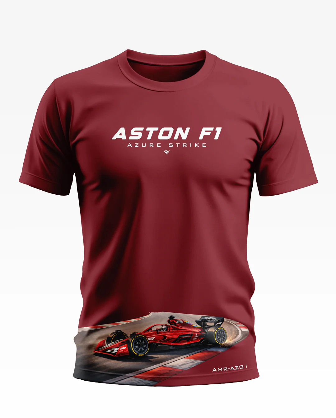 Aston F1 Azure Strike Soft Cotton T-shirt - Image 8