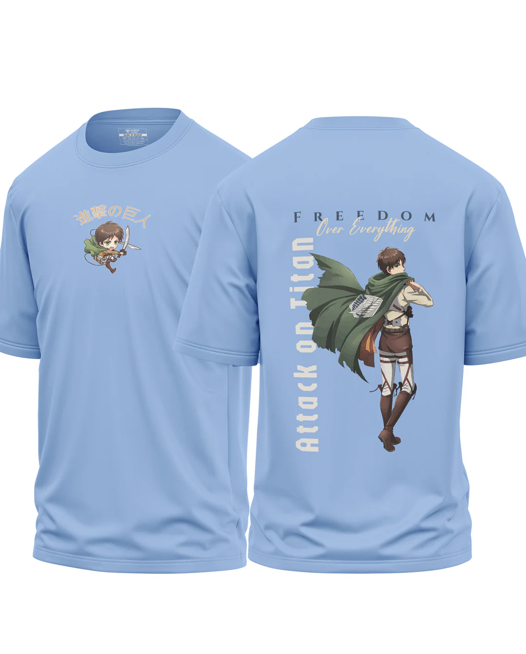 Attack On Titan Cotton Oversized T-shirt - Image 6