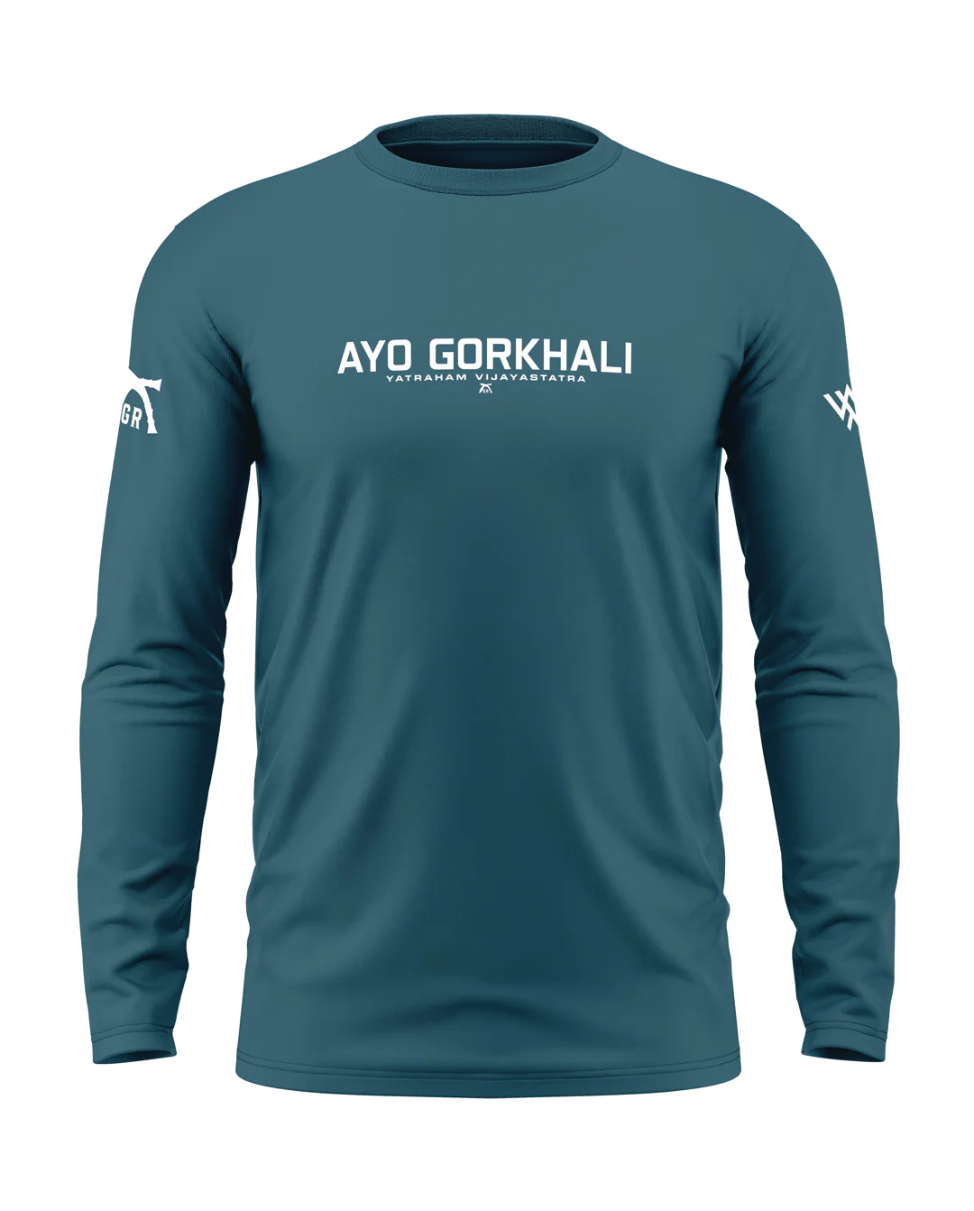 Ayo Gorkhali Cotton Full Sleeve T-shirt - Image 2