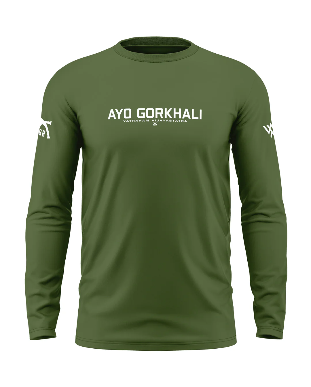 Ayo Gorkhali Cotton Full Sleeve T-shirt - Image 3