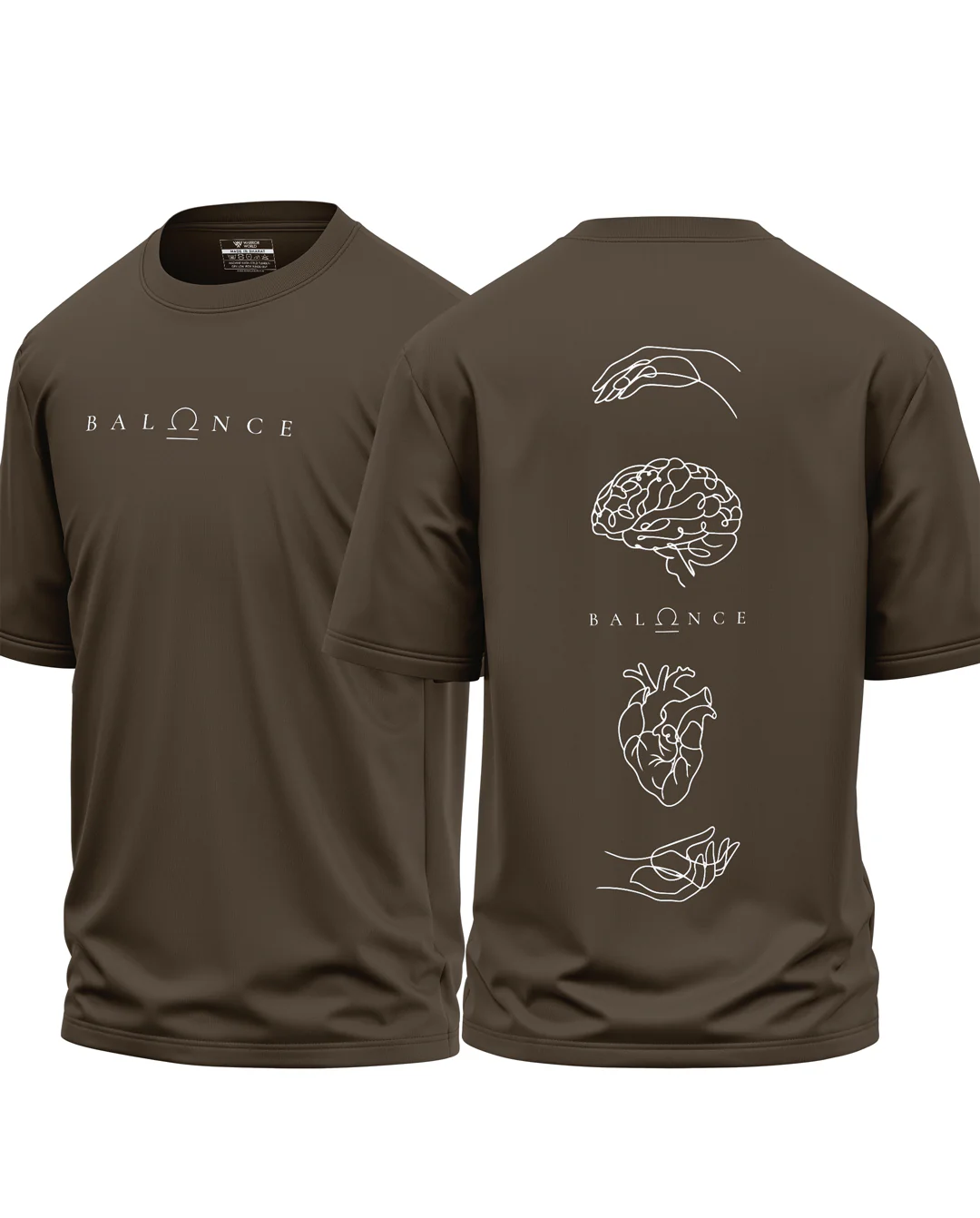Balance Mind And Heart Cotton Oversized T-Shirt - Image 6