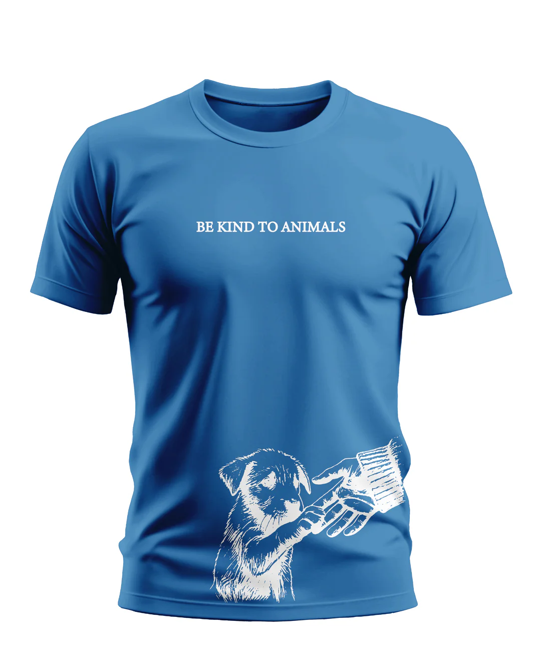 Be Kind To Animals Soft Cotton T-shirt - Image 3