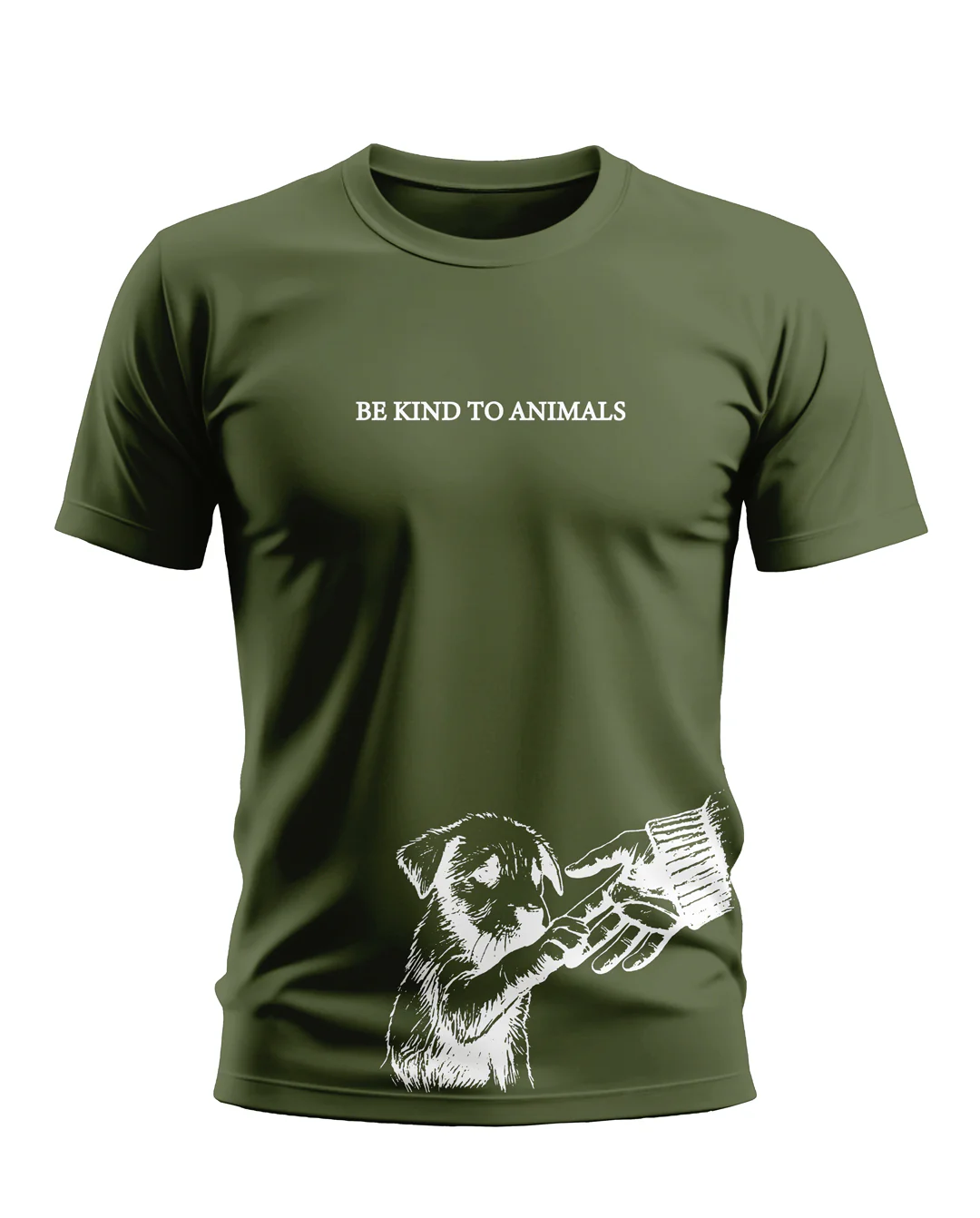 Be Kind To Animals Soft Cotton T-shirt - Image 4