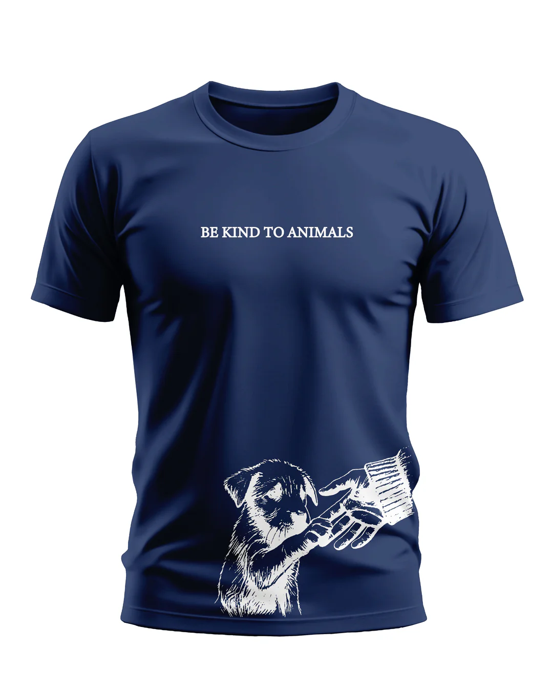 Be Kind To Animals Soft Cotton T-shirt - Image 5