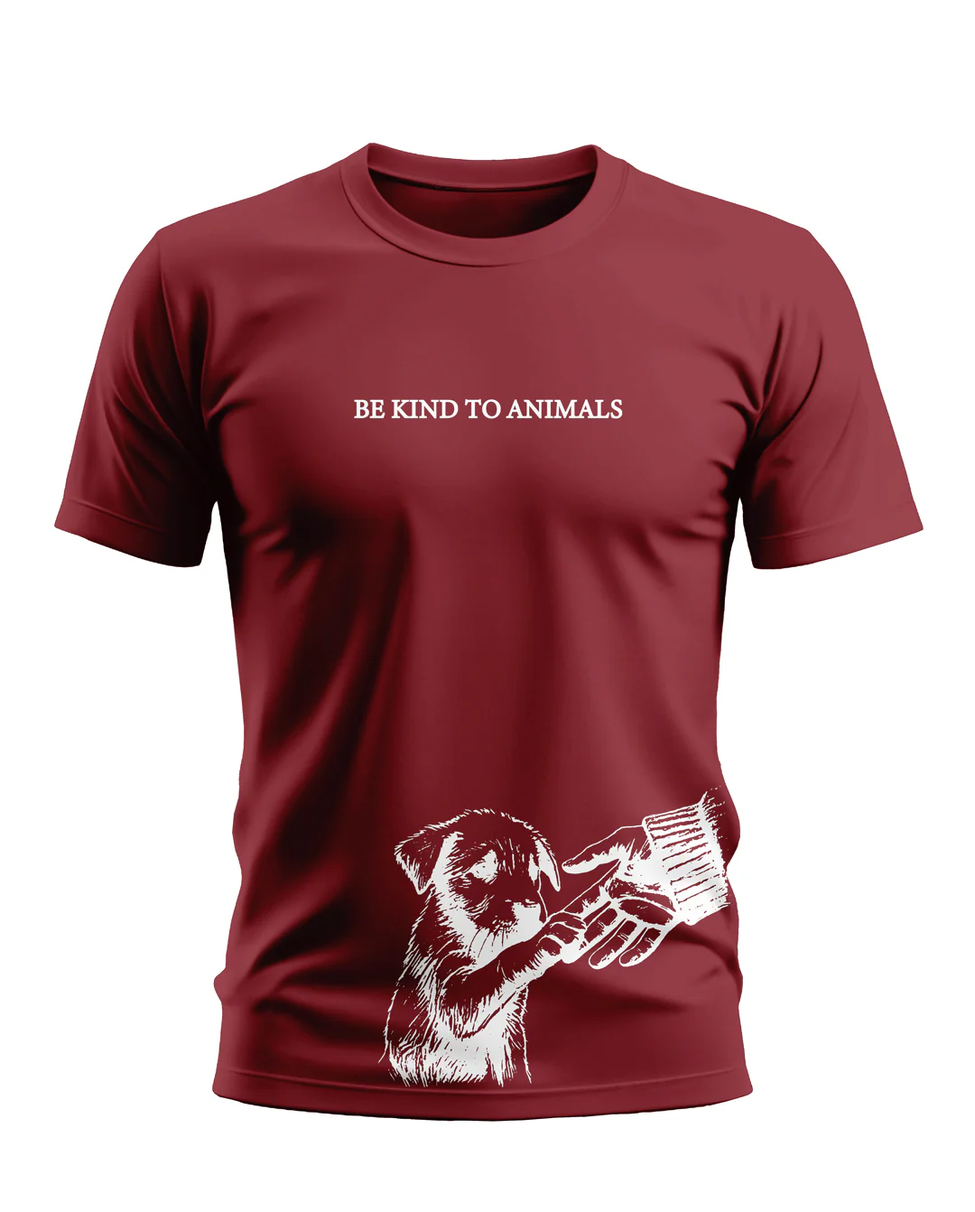 Be Kind To Animals Soft Cotton T-shirt - Image 8