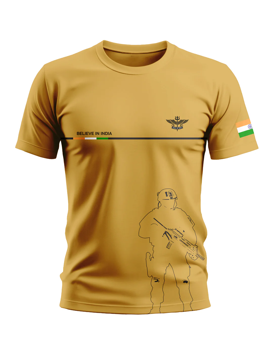 Believe In India Style Soft Cotton T-shirt - Image 6