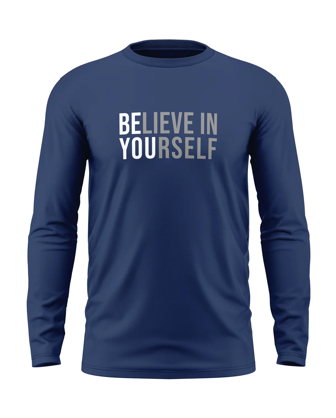 Believe in Yourself Cotton Full Sleeve T-shirt - Image 5