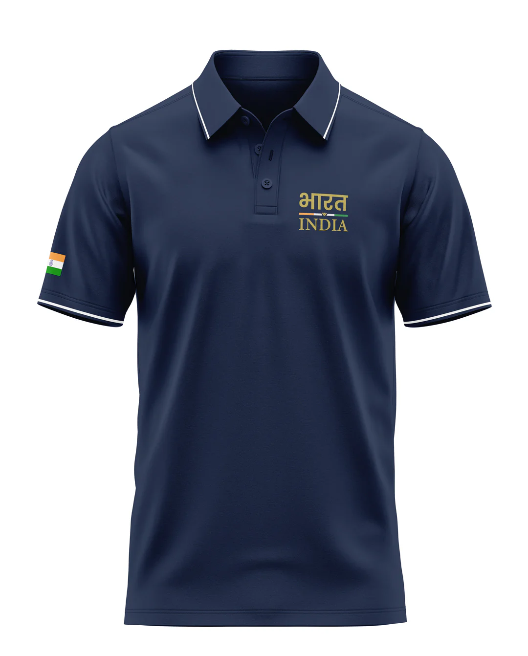 Bharat India Prime Polo T-Shirt - Image 3