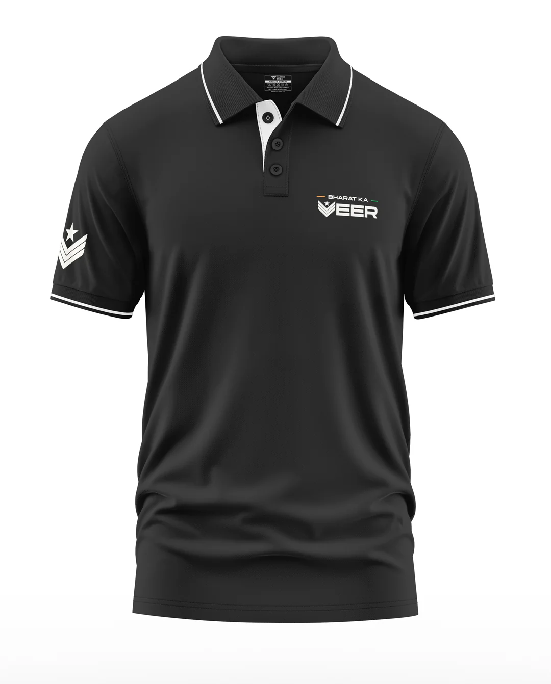 Bharat Ka Veer Polo Collar T-Shirt - Image 2