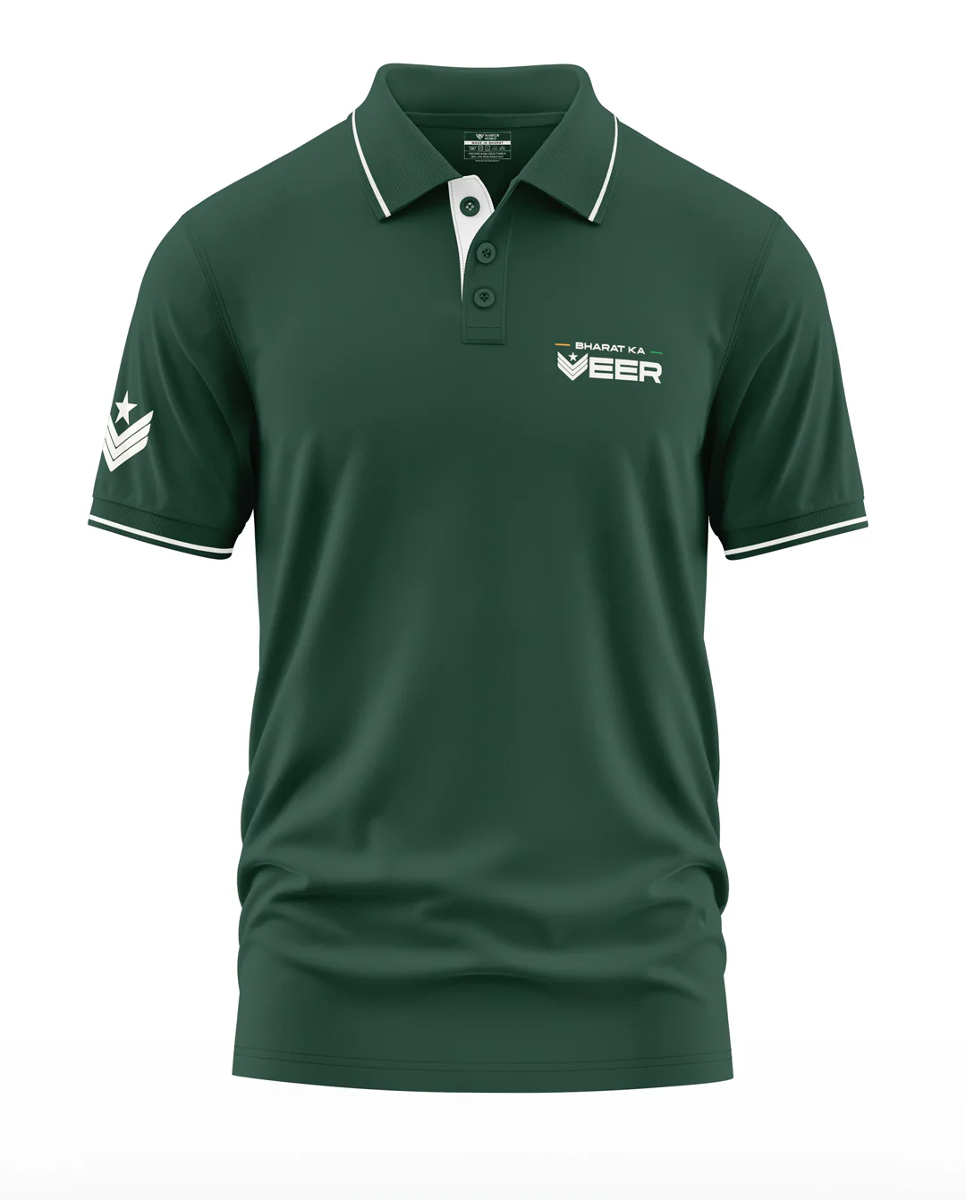 Bharat Ka Veer Polo Collar T-Shirt - Image 3