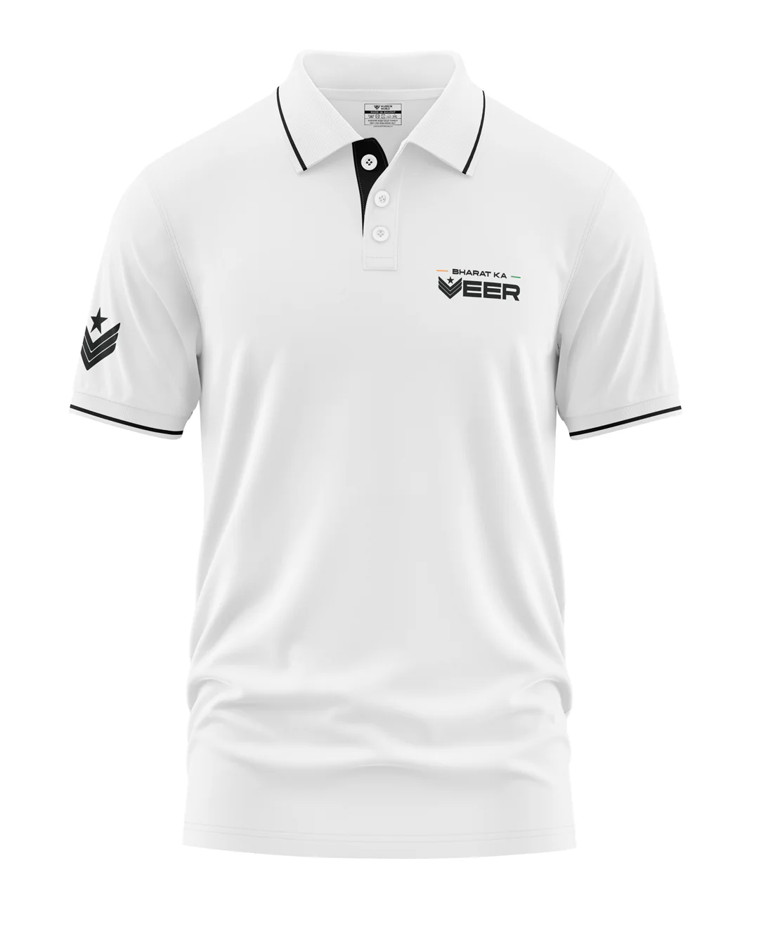 Bharat Ka Veer Polo Collar T-Shirt - Image 5