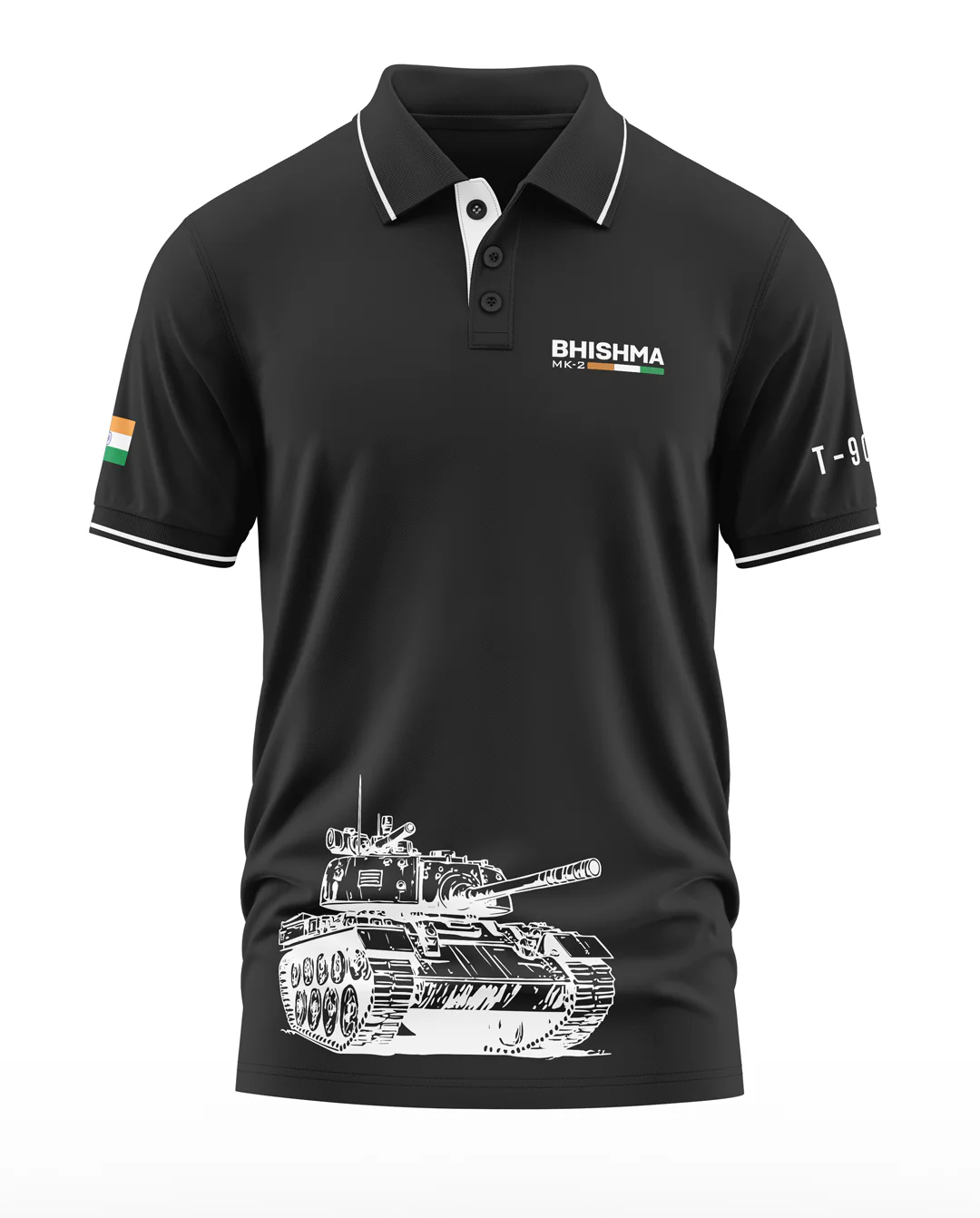 Bhishma Mk-2 Polo Collar T-Shirt - Image 2
