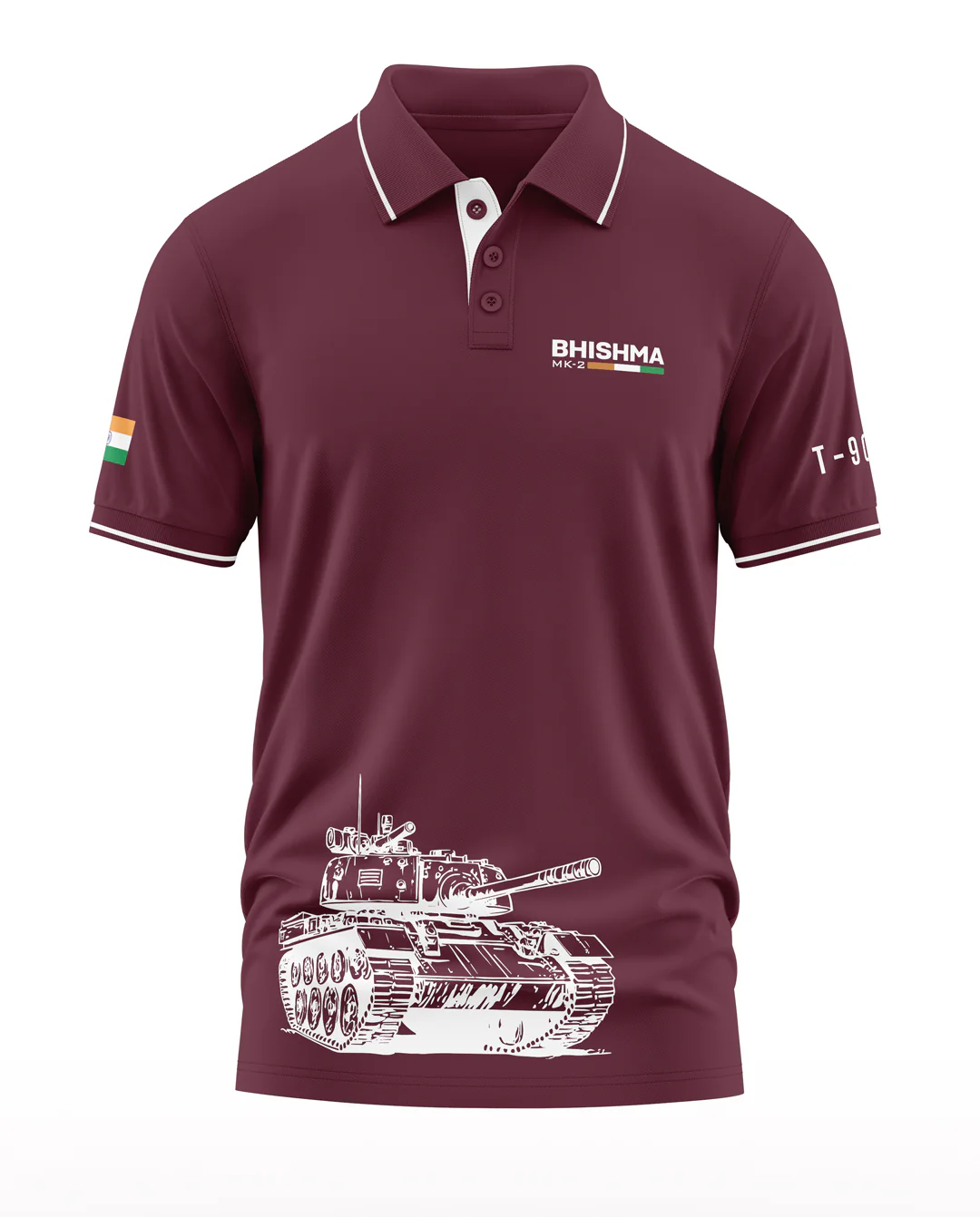 Bhishma Mk-2 Polo Collar T-Shirt - Image 5