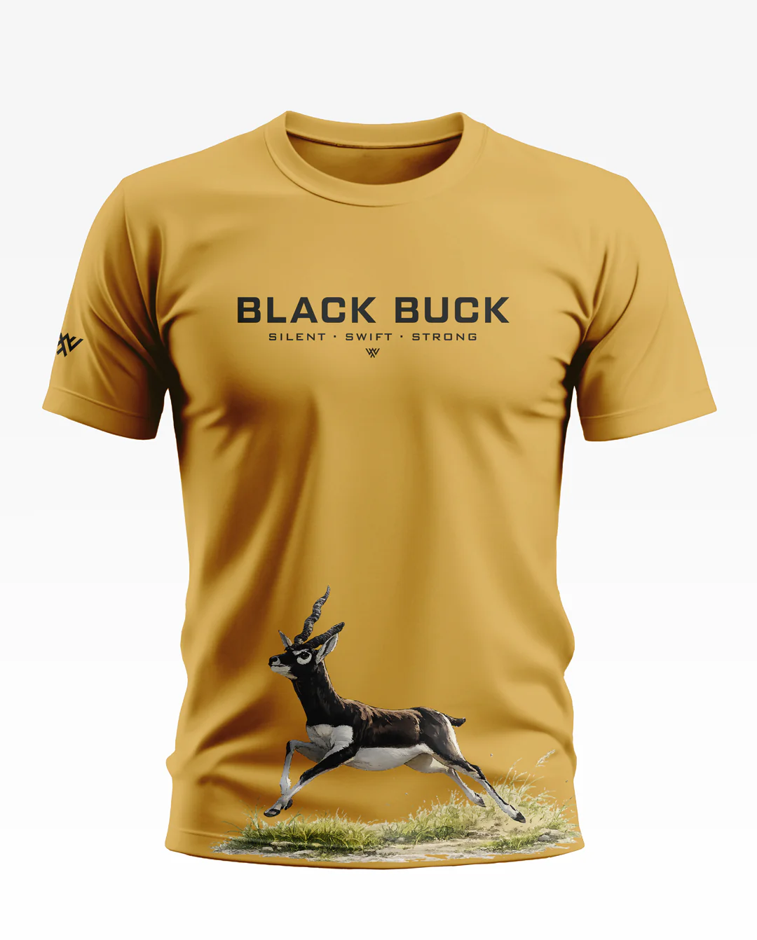 Black Buck Soft Cotton T-shirt - Image 6