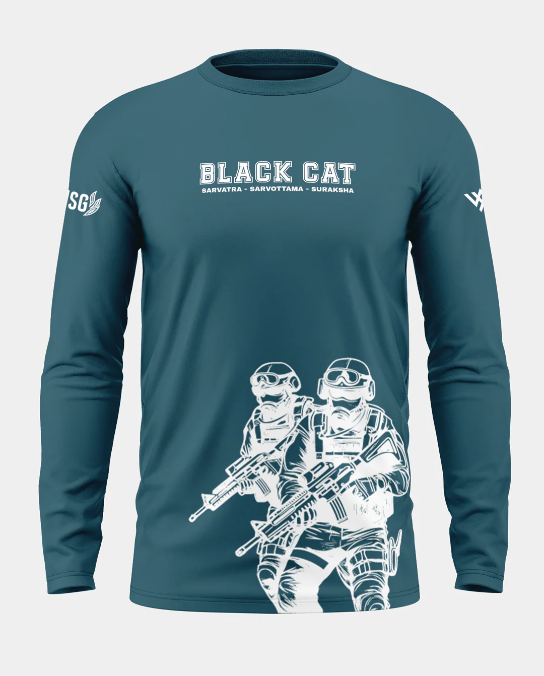 Black Cat Cotton Full Sleeve T-shirt - Image 3