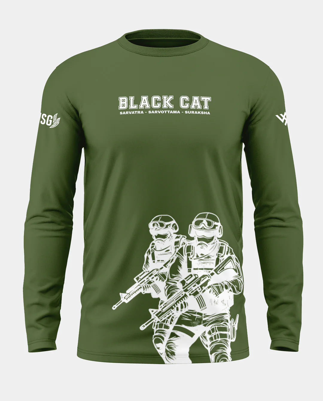 Black Cat Cotton Full Sleeve T-shirt - Image 4