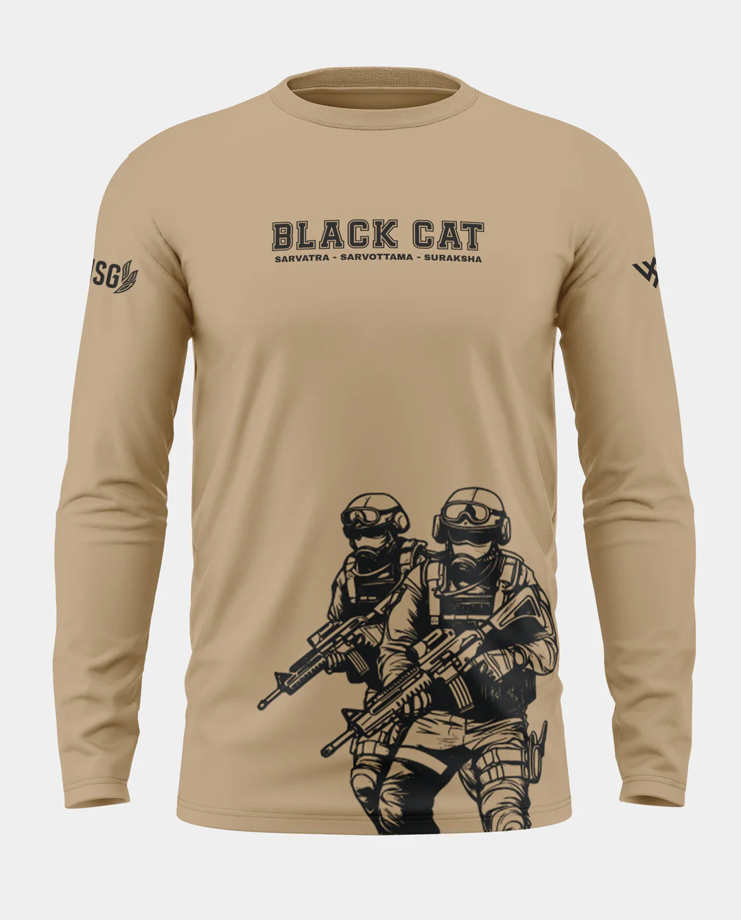 Black Cat Cotton Full Sleeve T-shirt - Image 5