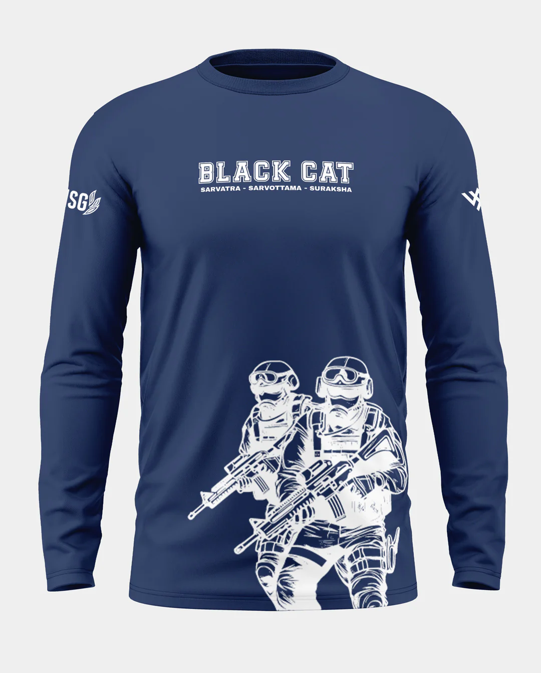 Black Cat Cotton Full Sleeve T-shirt - Image 6