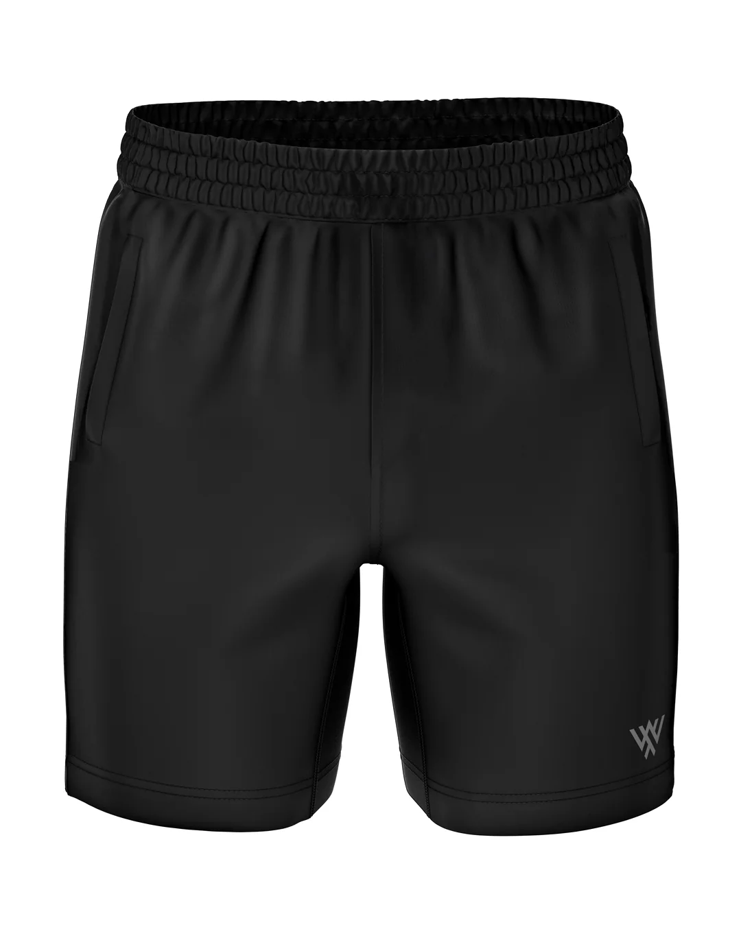 Black Zip Pocket Shorts - Image 2