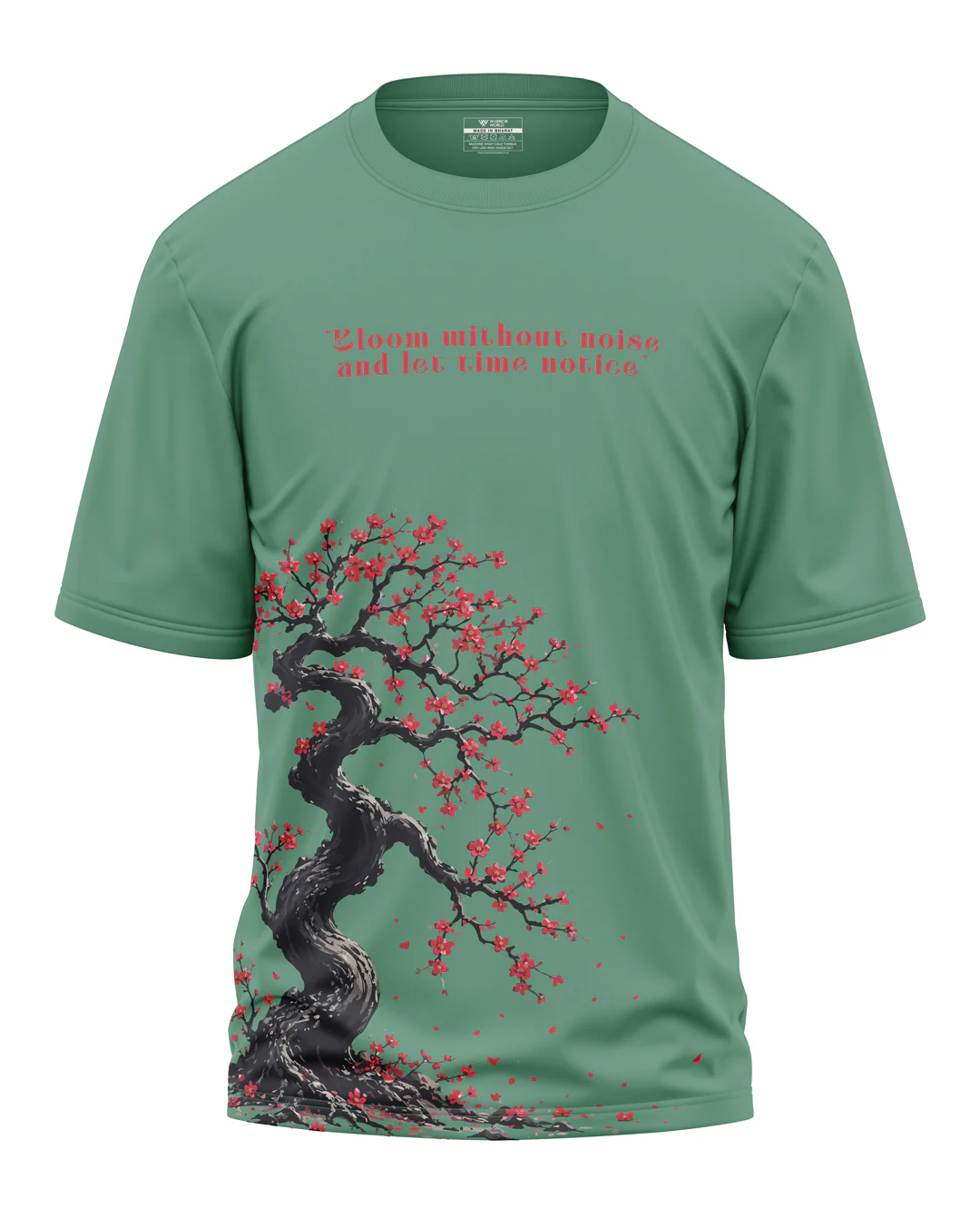 Bloom Without Noise Cotton Oversized T-Shirt - Image 3