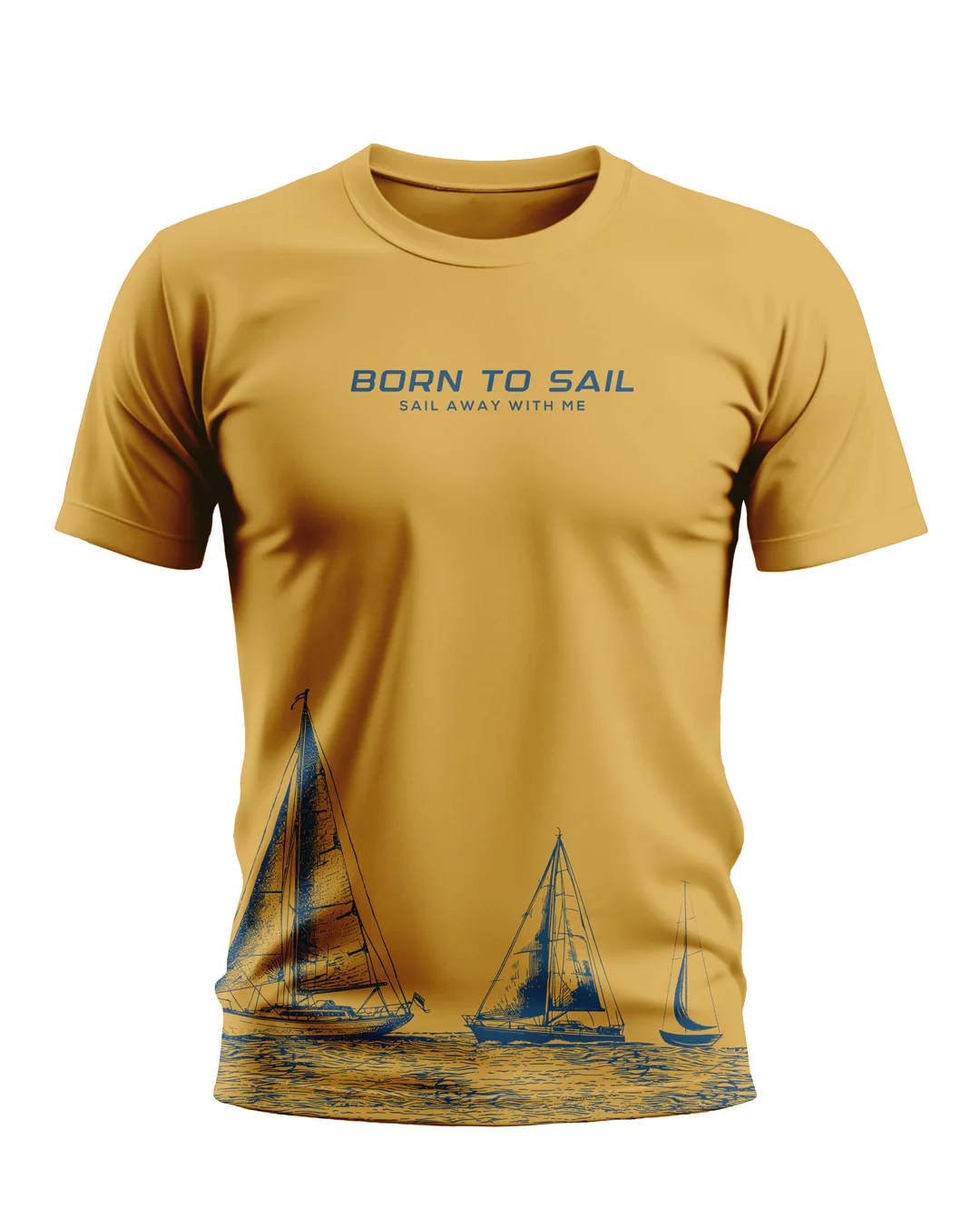 Born to sail Soft Cotton T-shirt - Image 2