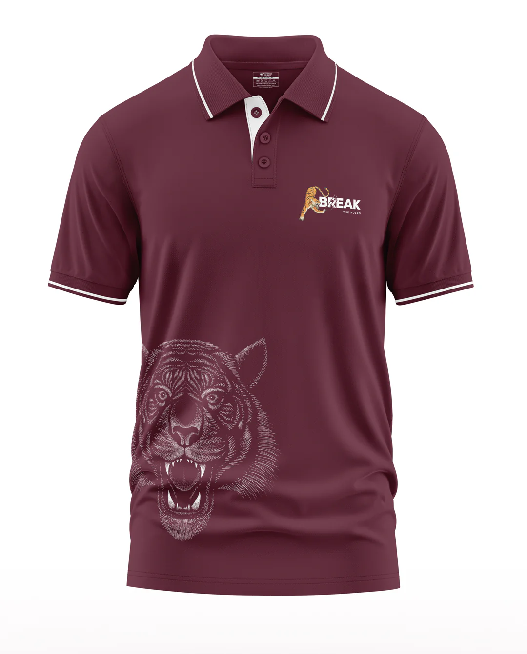 Break The Rules Polo Collar T-Shirt - Image 5