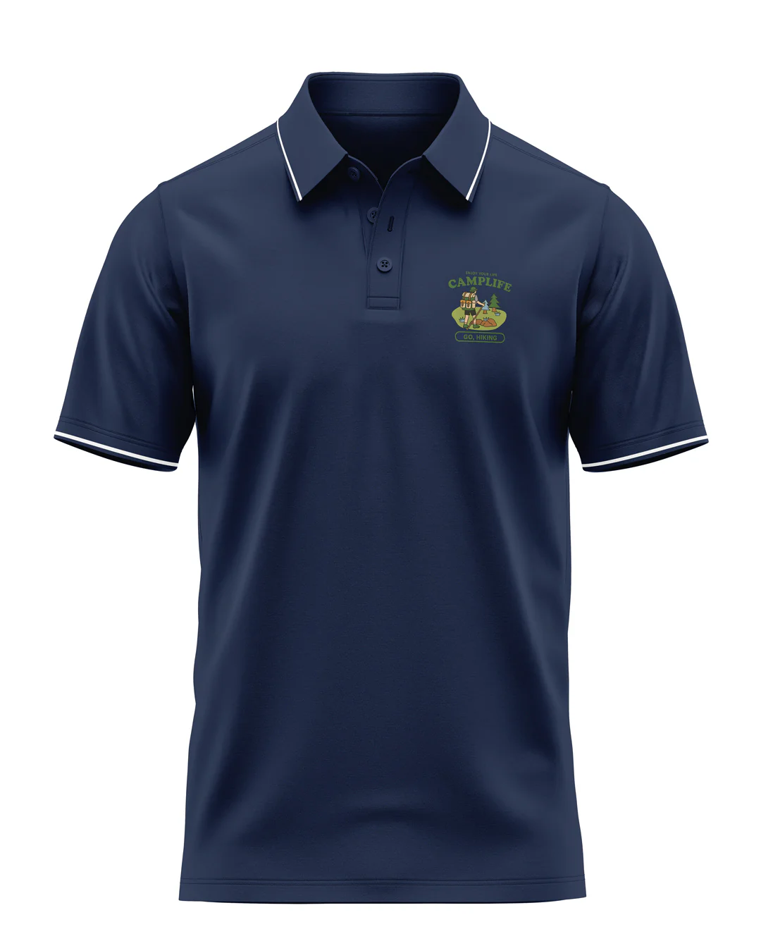 Camp life Prime Polo T-Shirt - Image 3