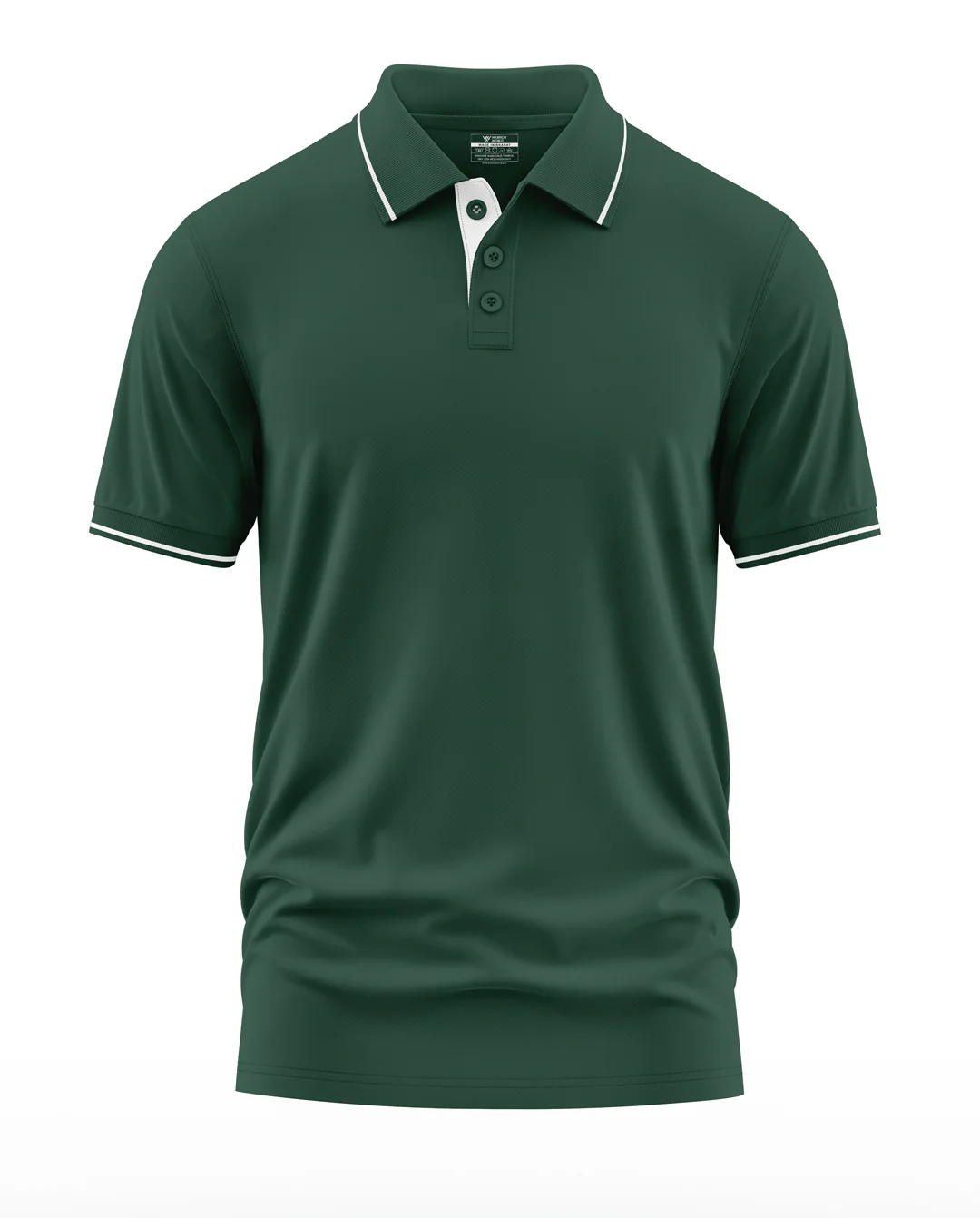 Classic Plain Polo Collar T-Shirt - Image 2