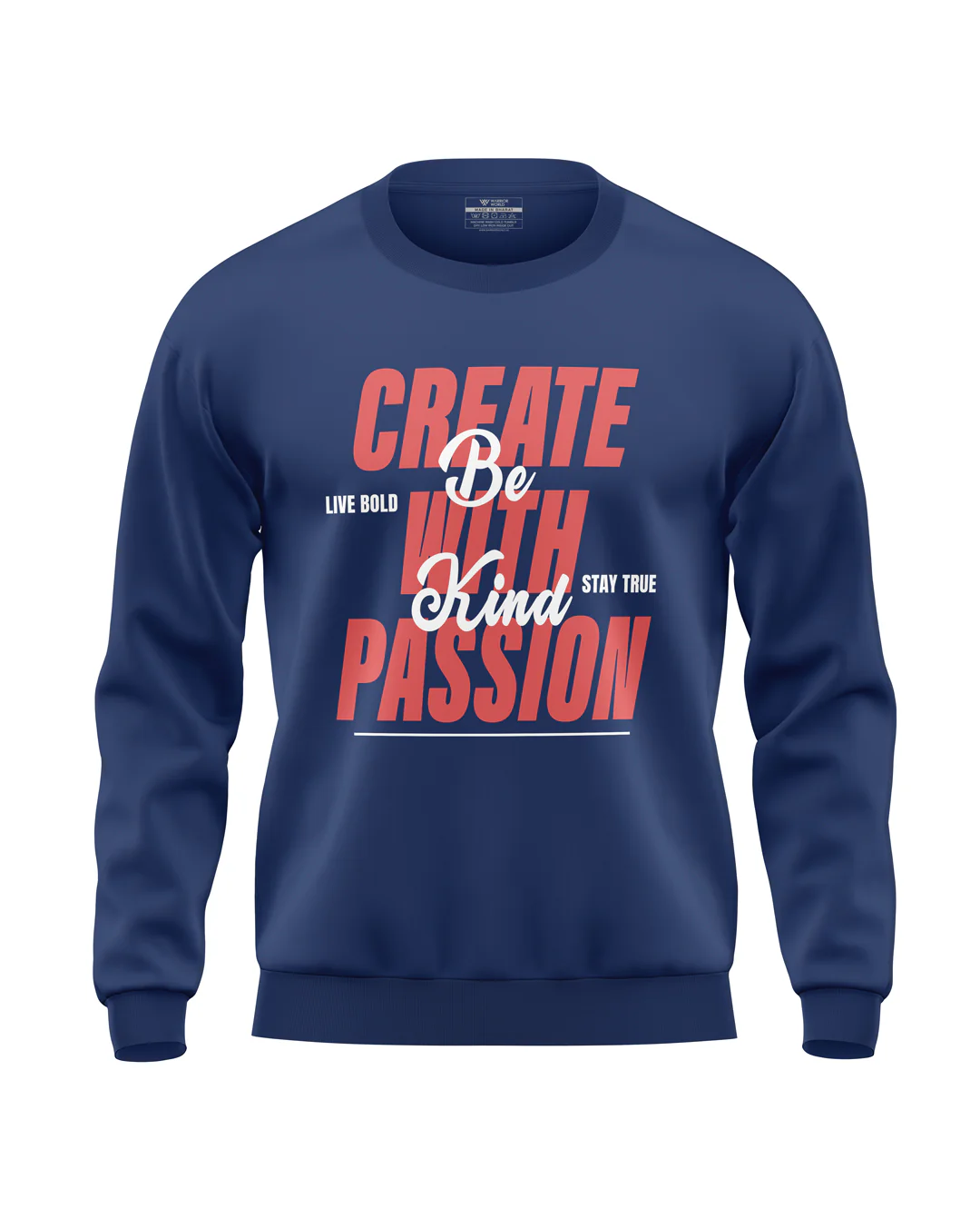 Create With Passion Soft Cotton Sweatshirt - Image 2